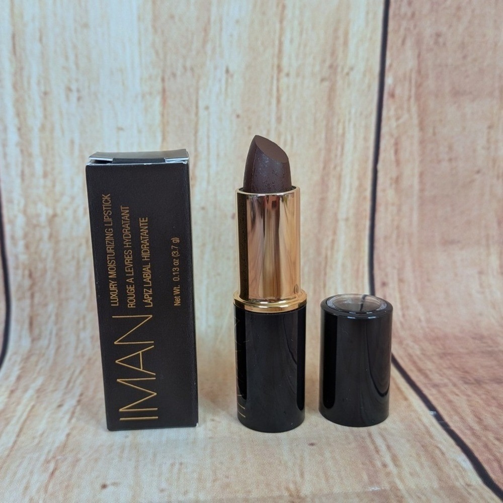 IMAN Luxury Moisturizing Lipstick Opal 012 Semi-Matte Full Size 0.13 oz
